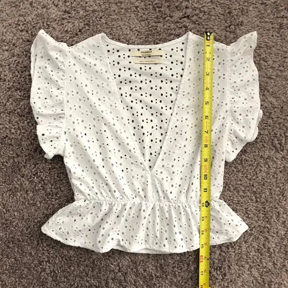 Pull & Bear Peplum Crop Top - Picture 5 of 6